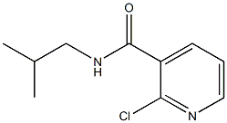 2-chloro-N-(2-methylpropyl)pyridine-3-carboxamide Struktur