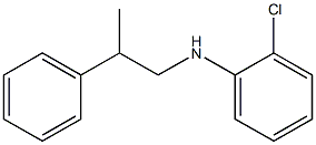 2-chloro-N-(2-phenylpropyl)aniline Struktur