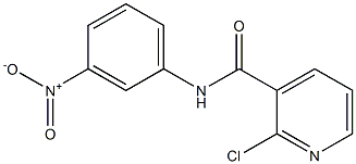 2-chloro-N-(3-nitrophenyl)pyridine-3-carboxamide Struktur