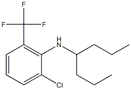 2-chloro-N-(heptan-4-yl)-6-(trifluoromethyl)aniline Struktur