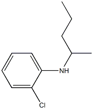 2-chloro-N-(pentan-2-yl)aniline Struktur