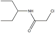 2-chloro-N-(pentan-3-yl)acetamide Struktur