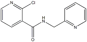 2-chloro-N-(pyridin-2-ylmethyl)pyridine-3-carboxamide Struktur