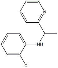 2-chloro-N-[1-(pyridin-2-yl)ethyl]aniline Struktur