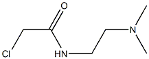 2-chloro-N-[2-(dimethylamino)ethyl]acetamide Struktur