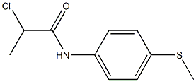 2-chloro-N-[4-(methylthio)phenyl]propanamide Struktur