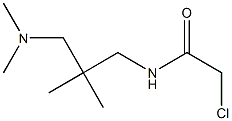 2-chloro-N-{2-[(dimethylamino)methyl]-2-methylpropyl}acetamide Struktur