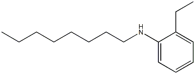 2-ethyl-N-octylaniline Struktur