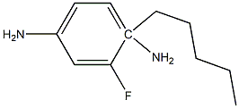 2-fluoro-1-N-pentylbenzene-1,4-diamine Struktur