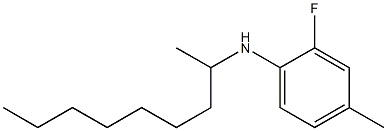 2-fluoro-4-methyl-N-(nonan-2-yl)aniline Struktur