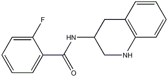 2-fluoro-N-(1,2,3,4-tetrahydroquinolin-3-yl)benzamide Struktur