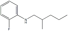 2-fluoro-N-(2-methylpentyl)aniline Struktur