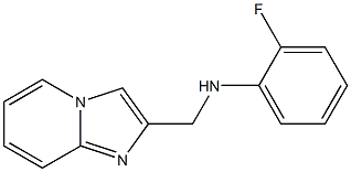 2-fluoro-N-{imidazo[1,2-a]pyridin-2-ylmethyl}aniline Struktur