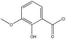 2-hydroxy-3-methoxybenzoyl chloride Struktur