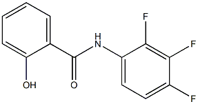 2-hydroxy-N-(2,3,4-trifluorophenyl)benzamide Struktur