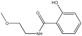 2-hydroxy-N-(2-methoxyethyl)benzamide Struktur