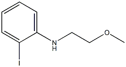 2-iodo-N-(2-methoxyethyl)aniline Struktur