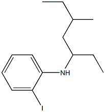 2-iodo-N-(5-methylheptan-3-yl)aniline Struktur