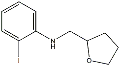 2-iodo-N-(oxolan-2-ylmethyl)aniline Struktur