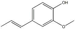 2-methoxy-4-(prop-1-en-1-yl)phenol Struktur