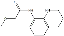 2-methoxy-N-(1,2,3,4-tetrahydroquinolin-8-yl)acetamide Struktur