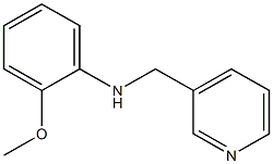 2-methoxy-N-(pyridin-3-ylmethyl)aniline Struktur