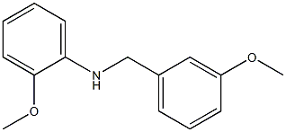 2-methoxy-N-[(3-methoxyphenyl)methyl]aniline Struktur