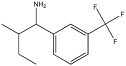 2-methyl-1-[3-(trifluoromethyl)phenyl]butan-1-amine Struktur