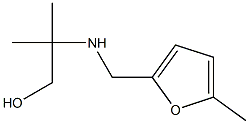 2-methyl-2-{[(5-methylfuran-2-yl)methyl]amino}propan-1-ol Struktur