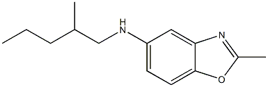 2-methyl-N-(2-methylpentyl)-1,3-benzoxazol-5-amine Struktur