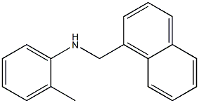 2-methyl-N-(naphthalen-1-ylmethyl)aniline Struktur