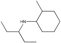 2-methyl-N-(pentan-3-yl)cyclohexan-1-amine Struktur