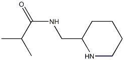 2-methyl-N-(piperidin-2-ylmethyl)propanamide Struktur