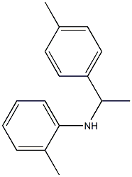 2-methyl-N-[1-(4-methylphenyl)ethyl]aniline Struktur