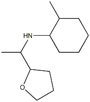 2-methyl-N-[1-(oxolan-2-yl)ethyl]cyclohexan-1-amine Struktur