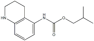 2-methylpropyl N-(1,2,3,4-tetrahydroquinolin-5-yl)carbamate Struktur