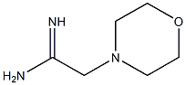 2-morpholin-4-ylethanimidamide Struktur