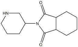 2-piperidin-3-ylhexahydro-1H-isoindole-1,3(2H)-dione Struktur