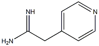 2-pyridin-4-ylethanimidamide Struktur