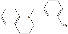 3-(1,2,3,4-tetrahydroquinolin-1-ylmethyl)aniline Struktur