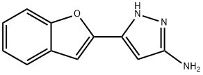 3-(1-benzofuran-2-yl)-1H-pyrazol-5-amine Struktur