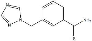 3-(1H-1,2,4-triazol-1-ylmethyl)benzenecarbothioamide Struktur