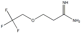 3-(2,2,2-trifluoroethoxy)propanimidamide Struktur