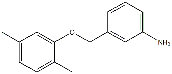 3-(2,5-dimethylphenoxymethyl)aniline Struktur