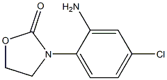 3-(2-amino-4-chlorophenyl)-1,3-oxazolidin-2-one Struktur