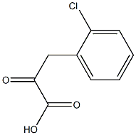 3-(2-chlorophenyl)-2-oxopropanoic acid Struktur