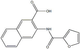 3-(2-furoylamino)-2-naphthoic acid Struktur