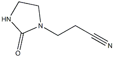 3-(2-oxoimidazolidin-1-yl)propanenitrile Struktur