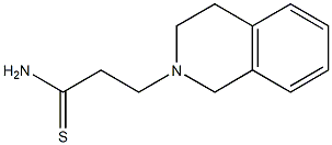 3-(3,4-dihydroisoquinolin-2(1H)-yl)propanethioamide Struktur