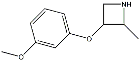 3-(3-methoxyphenoxy)-2-methylazetidine Struktur